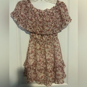 Jessica Simpson The Amelia Ruffle mini dress